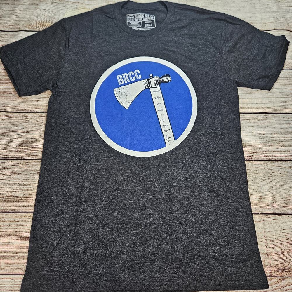 Black Rifle Coffee Company Tomahawk T Shirt Charcoal Men's Size Small New
